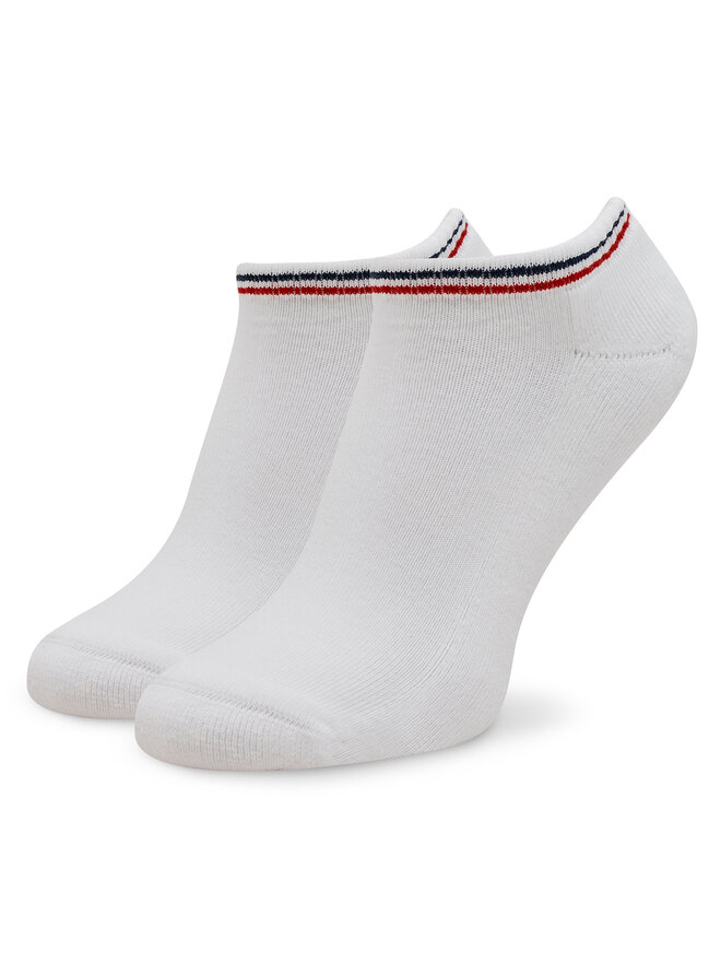 Tommy Hilfiger Sada 2 párů kotníkových ponožek unisex Tommy Hilfiger 701228178 Bílá