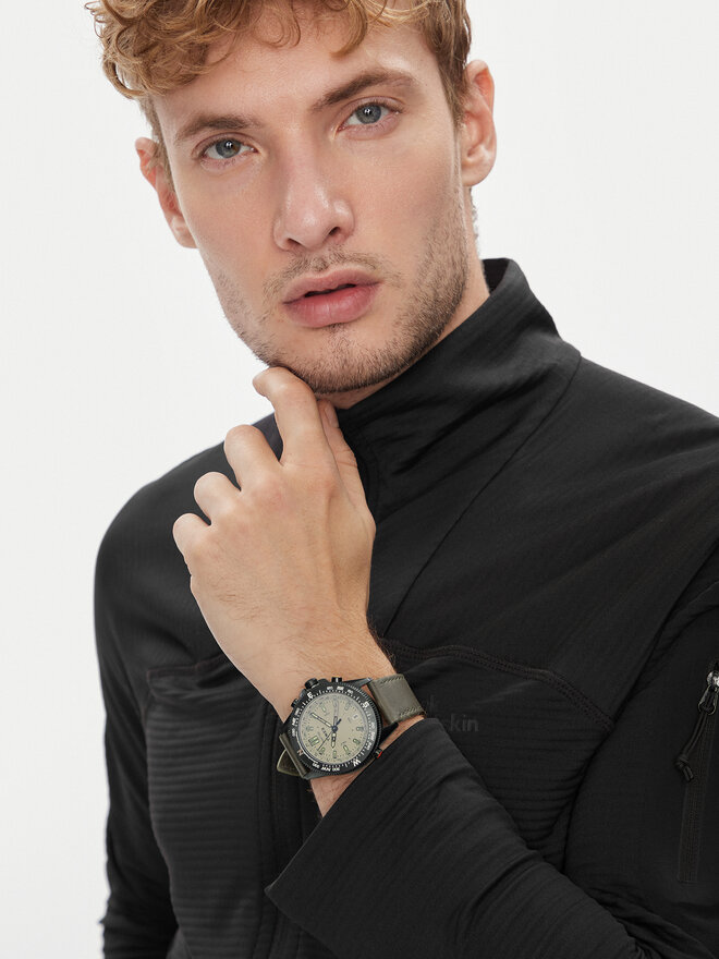 Timex Reloj Timex Tide-Temp-Compass 43mm Eco-Friendly Strap TW2V21800 Negro