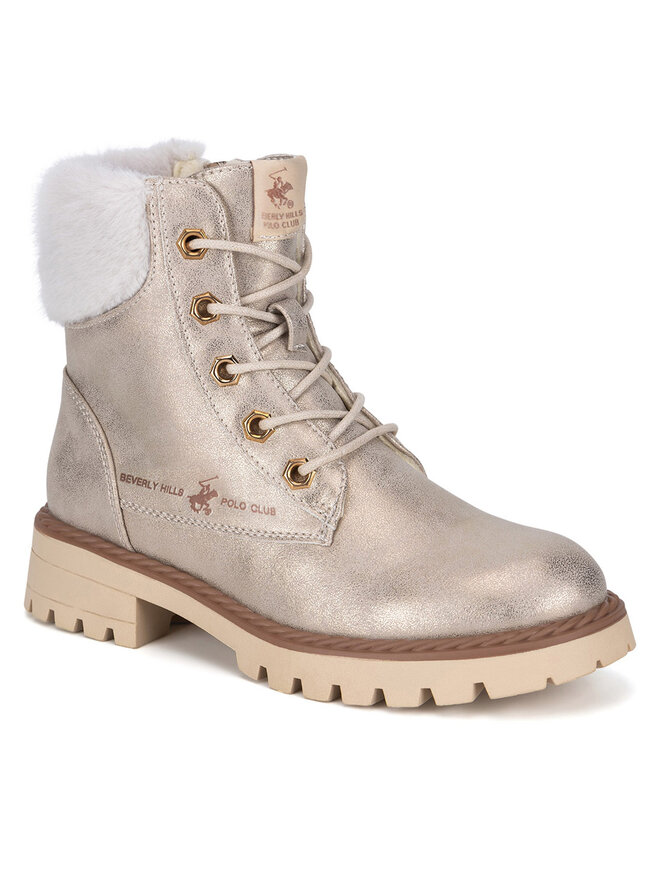 Beverly Hills Polo Club Botines planos Beverly Hills Polo Club CS6135-02 Oro