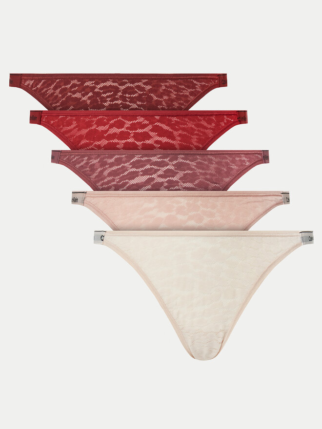 Calvin Klein Underwear Calvin Klein Underwear Набір з 5 пар бразилійських трусів 000QD5252E Кольоровий