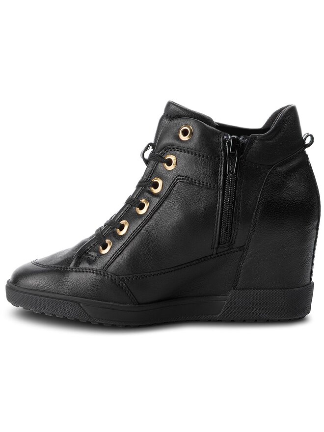 Sneakers Geox D Carum C D84ASC 08554 C9999 Noir chaussures