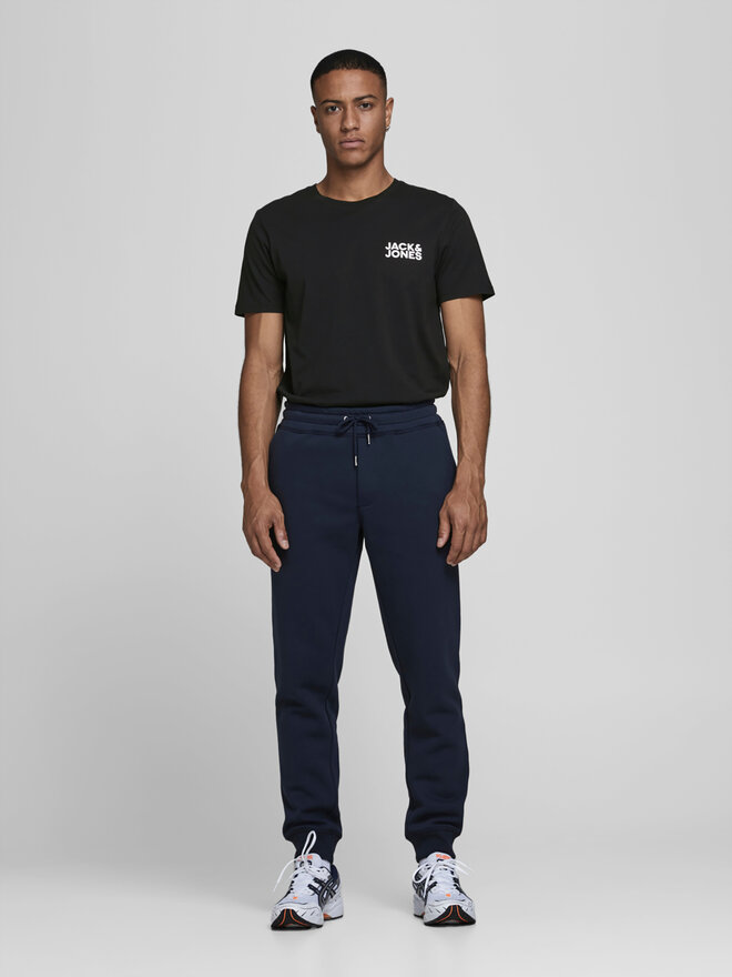 Jack&Jones Jack&Jones T-Shirt Corp Logo 12151955 Μαύρο Slim Fit