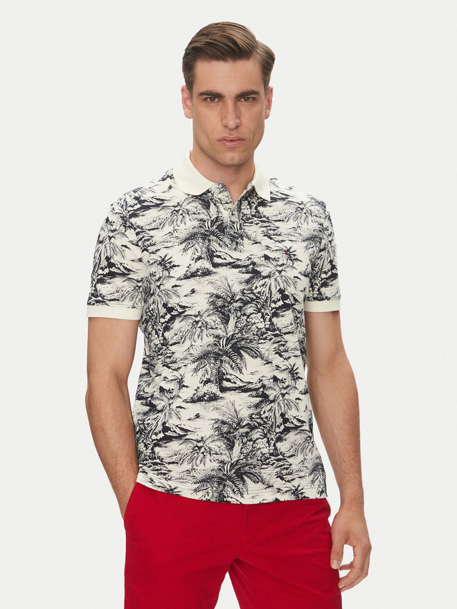 Tommy Hilfiger Tommy Hilfiger Pólóing MW0MW38475 Bézs Regular Fit