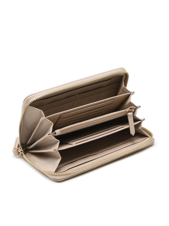 Valentino Große Damen Geldbörse Valentino Zero VPS7B3155 Beige
