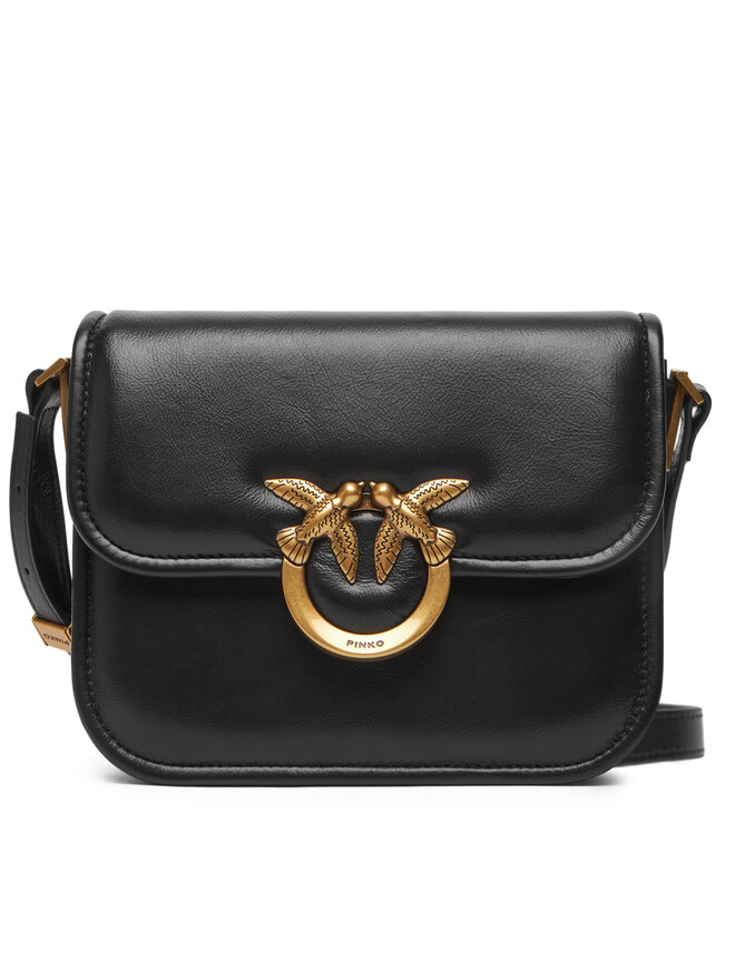 PINKO Kabelka PINKO Love Box Bag Fl Mini PE 25 PLTT 104297 A26J Černá