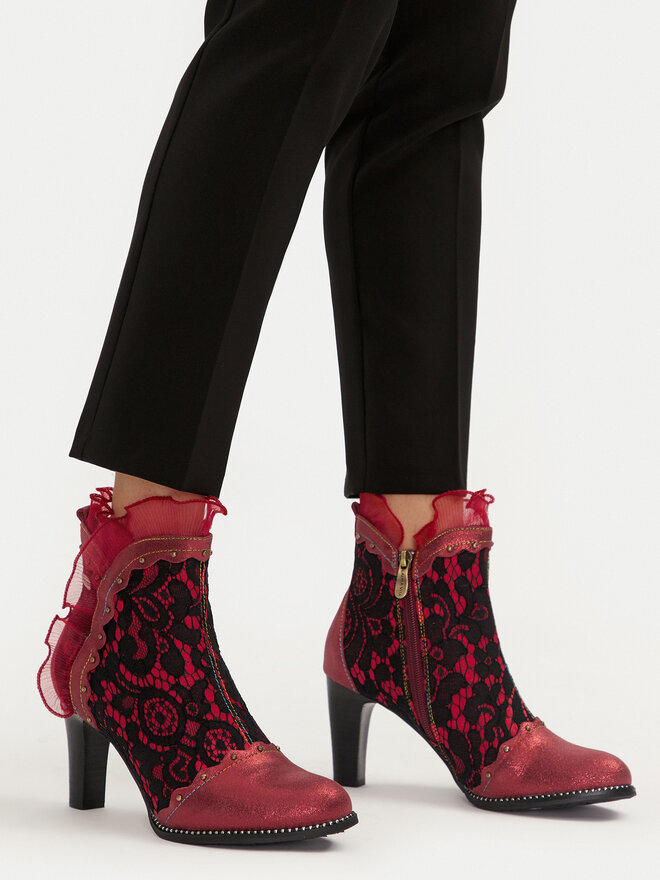 Laura Vita Stivaletti Laura Vita Alcbaneo 160 Rosso