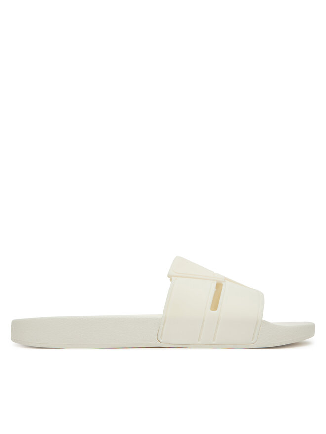 Calvin Klein Iešļūcenes Calvin Klein Pool Slide Double T HM0HM01752 Balts
