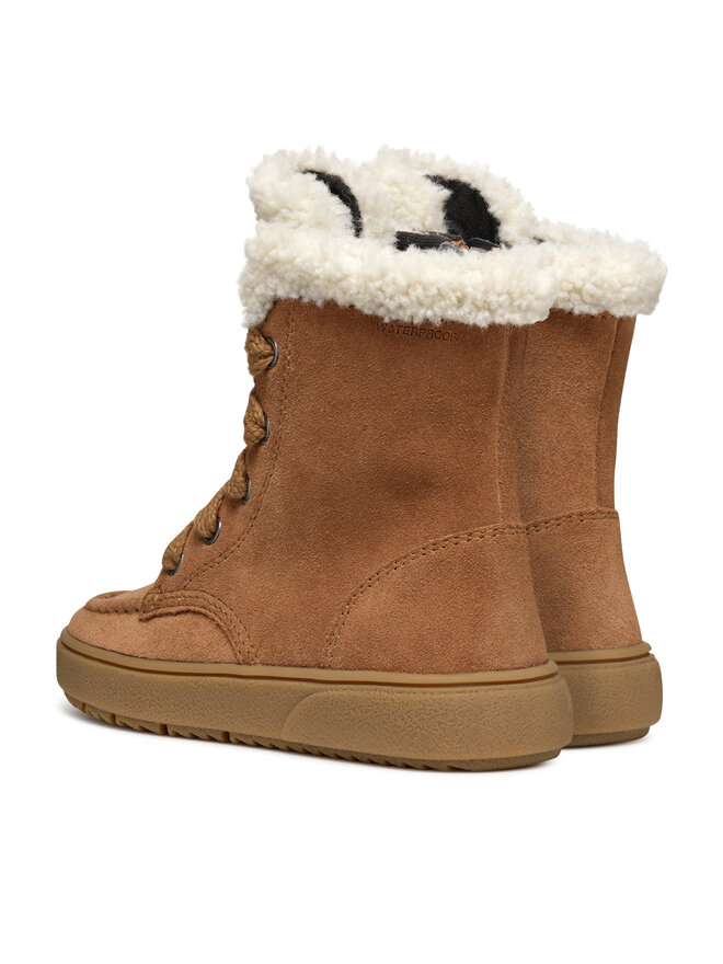 Geox Μπότες Geox J Theleven Girl Wpf J46HYC 00022 C6627 D Καφέ