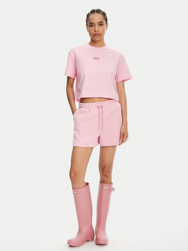 Hunter Hunter Футболка Abby HARW0059251 Рожевий Boxy Fit