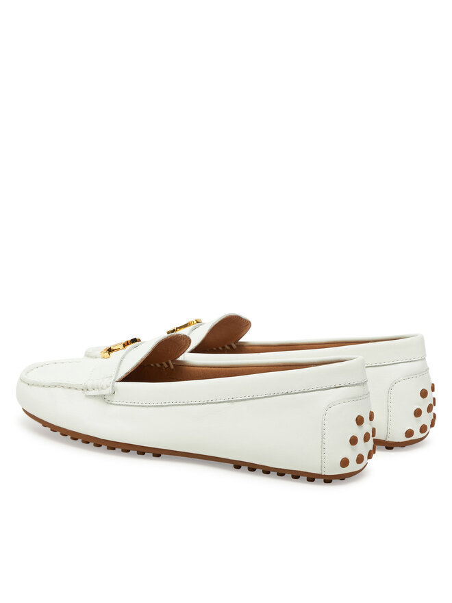 LAUREN RALPH LAUREN Mokasyny LAUREN RALPH LAUREN 802852847024 Biały