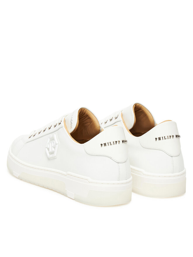 PHILIPP PLEIN Снікерcи PHILIPP PLEIN PAES USC0722 PLE005N01 Білий