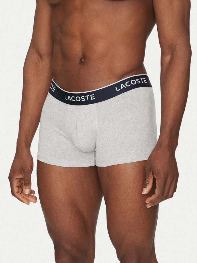 Lacoste Lacoste Набір з 3 пар боксерів 5H1300 Сірий