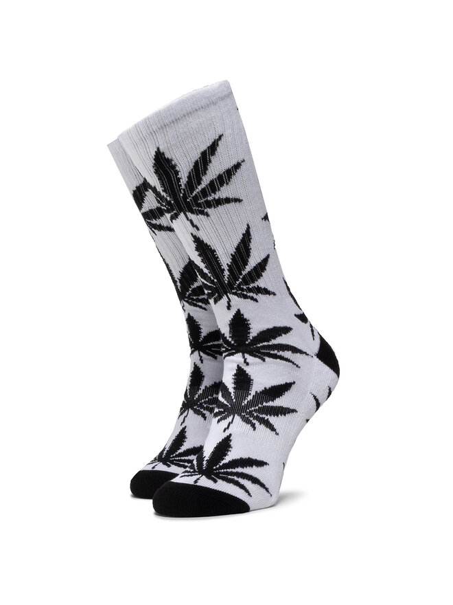 HUF Skarpety wysokie unisex HUF Essentials Plantlife Sock SK00298 r.OS Biały