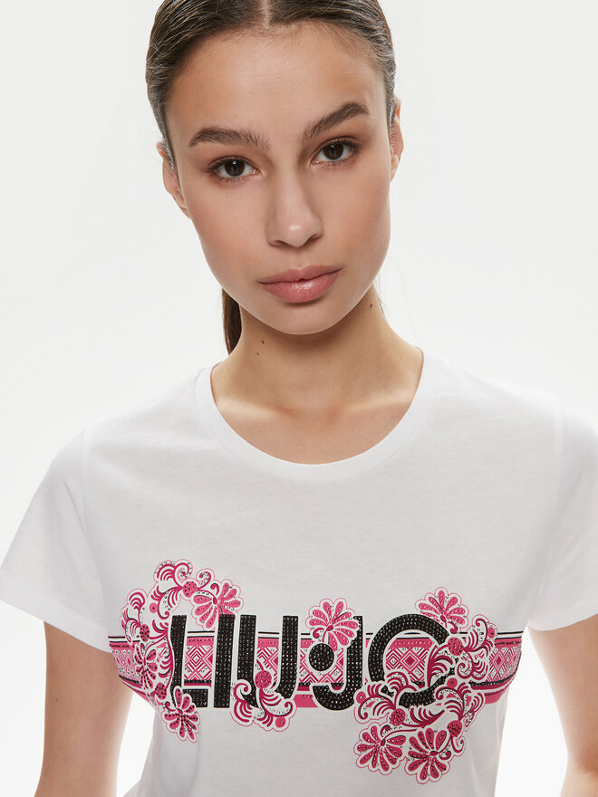 Liu Jo Liu Jo T-Shirt MA4340 JS923 Λευκό Regular Fit