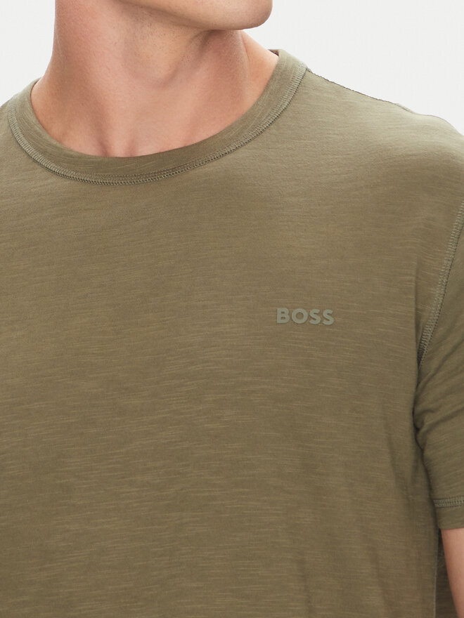 BOSS BOSS Футболка Tegood 50508243 Хакі Regular Fit