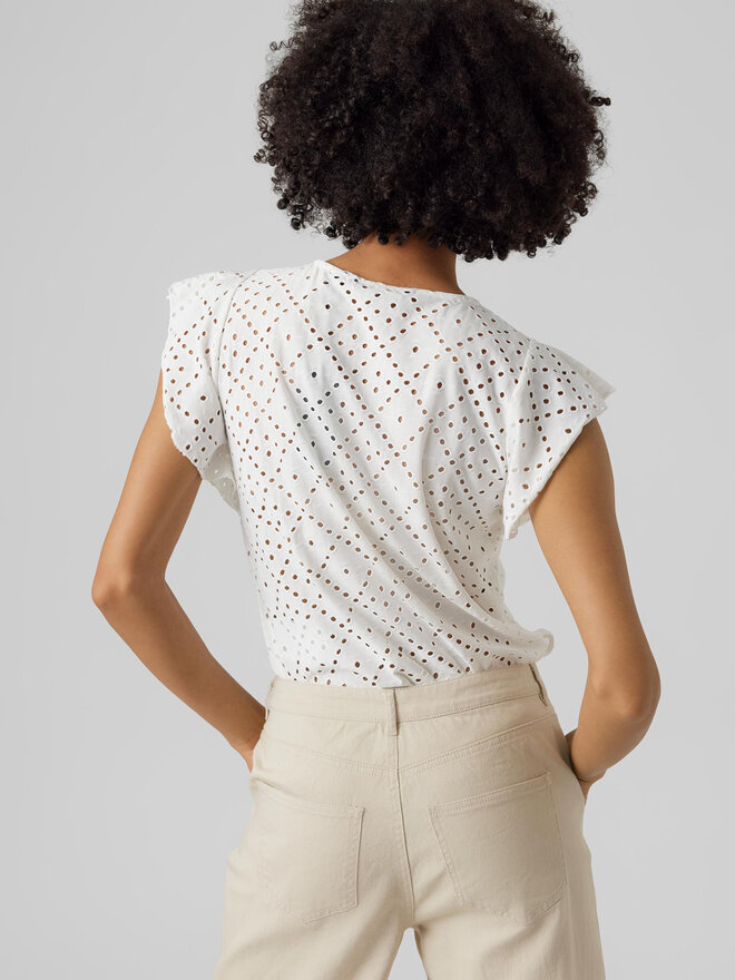Vero Moda Vero Moda T-Shirt 10286067 Weiß Loose Fit