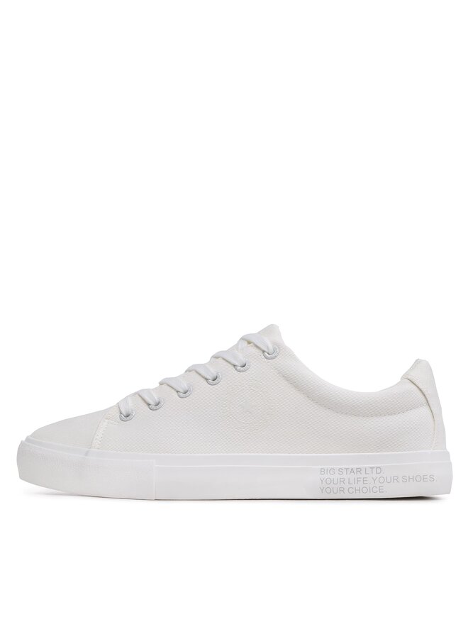 Big Star Shoes Tenisky Big Star Shoes LL174075 Biela