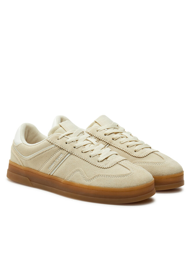 Tommy Jeans Sneakersy Tommy Jeans The Greenwich Suede EN0EN02696 Écru
