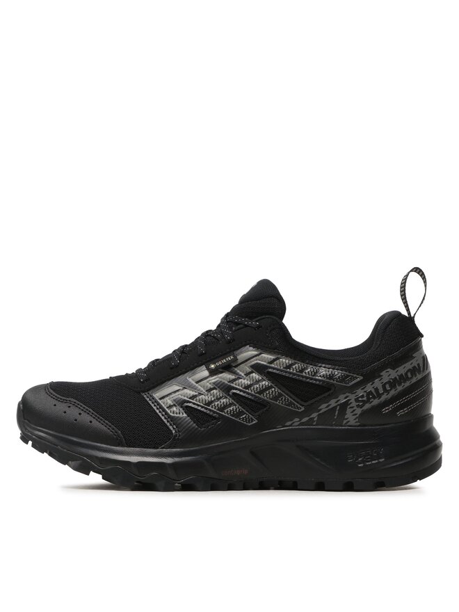 Salomon Sneakersy Salomon Wander Gore-Tex L47148400 Czarny