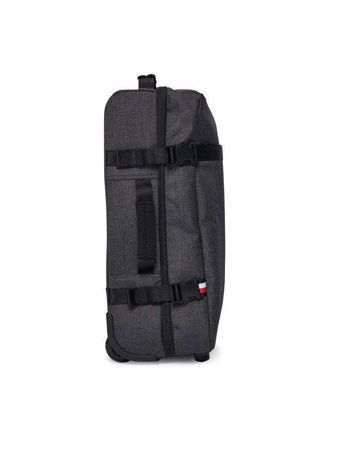 Tommy Hilfiger Kabinový kufr Tommy Hilfiger Th Nylon Travel Soft AM0AM13554 Šedá