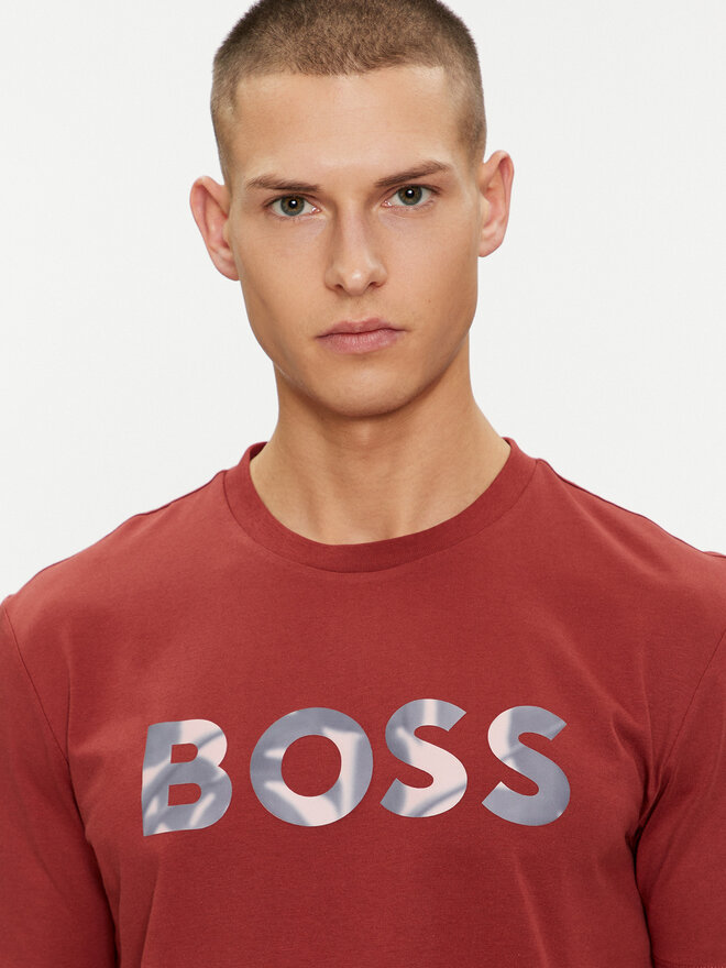 BOSS BOSS Camiseta Thompson 15 50513382 Rojo Regular Fit