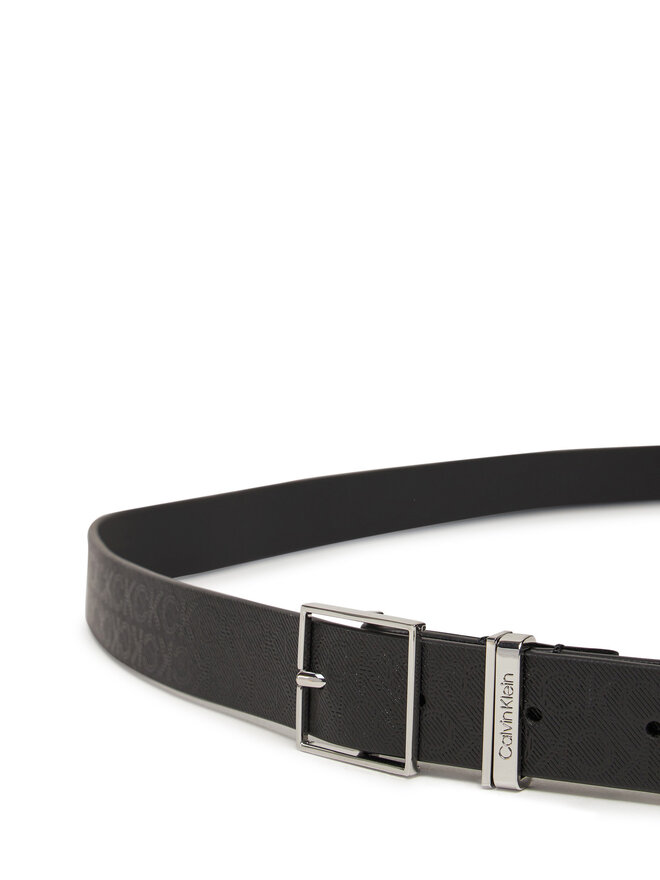Calvin Klein Dámský pásek Calvin Klein Branded Loop Square Belt 2.5_Mn K60K613244 Černá