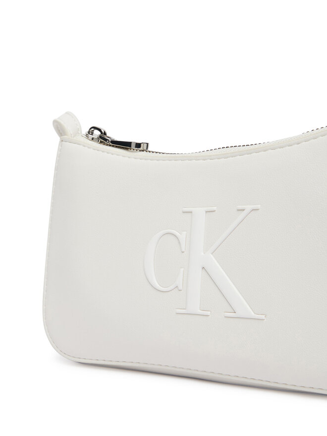 Calvin Klein Handtasche Calvin Klein Bold Ck Mini Bag LV04F1125G Weiß
