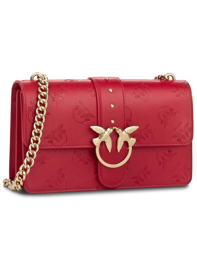 PINKO Сумка Pinko Love Imprime Tracolla PE 18 PLTT 1P214C Y4K2 Червоний