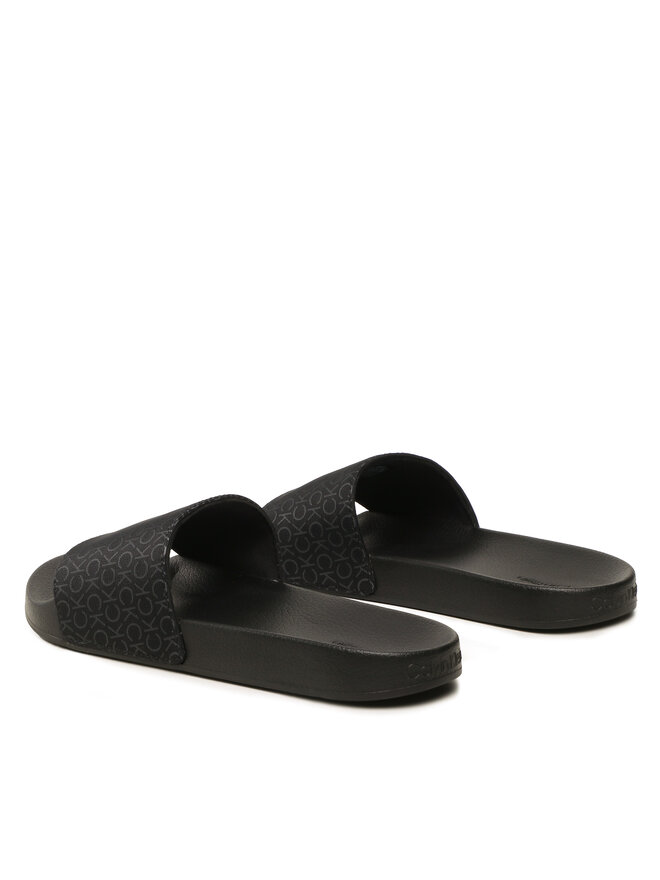 Calvin Klein Pantoletten Calvin Klein Pool Slide Mono HM0HM00963 Schwarz