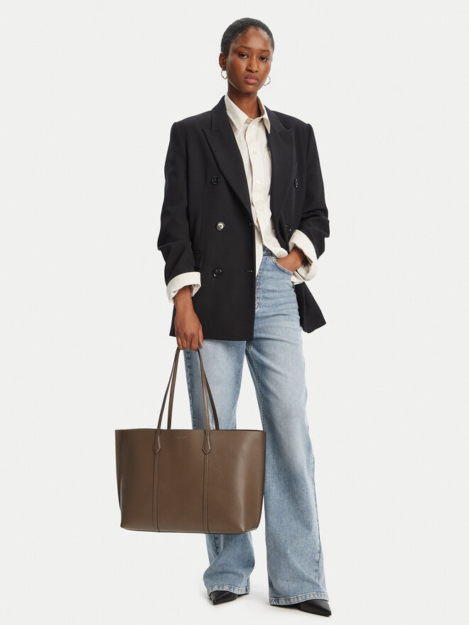 Tory Burch Táska Tory Burch Perry Tote 169476 Barna