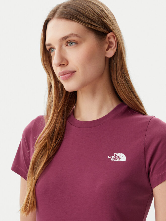 The North Face The North Face Marškinėliai Simple Dome NF0A87NH Rožinė Regular Fit