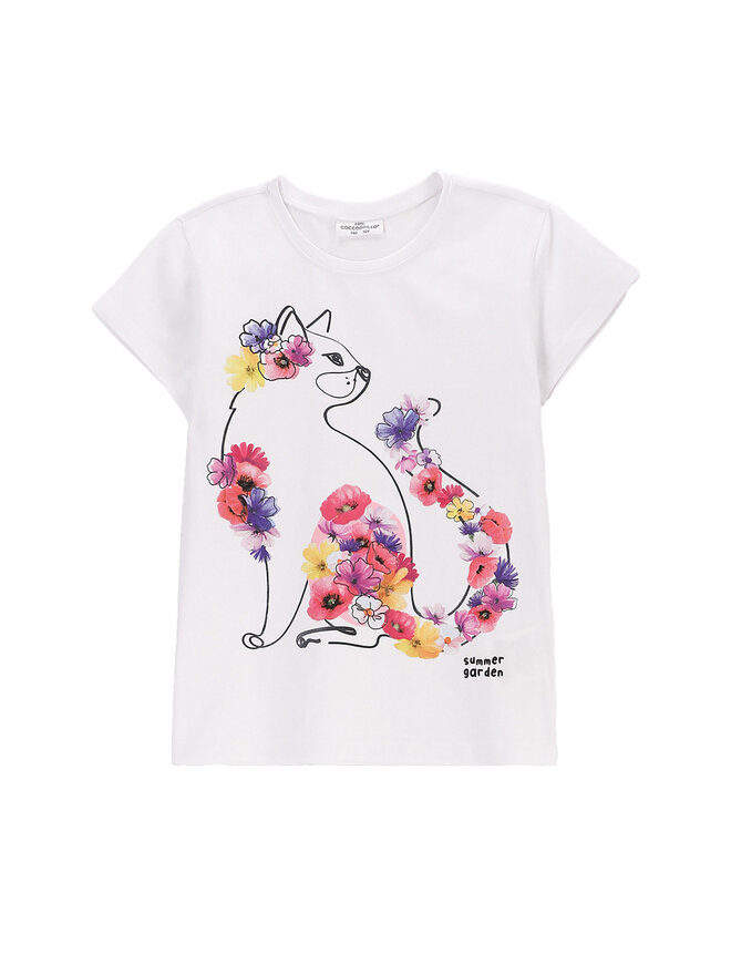 Coccodrillo Coccodrillo Camiseta WC5143219VGD Blanco Regular Fit