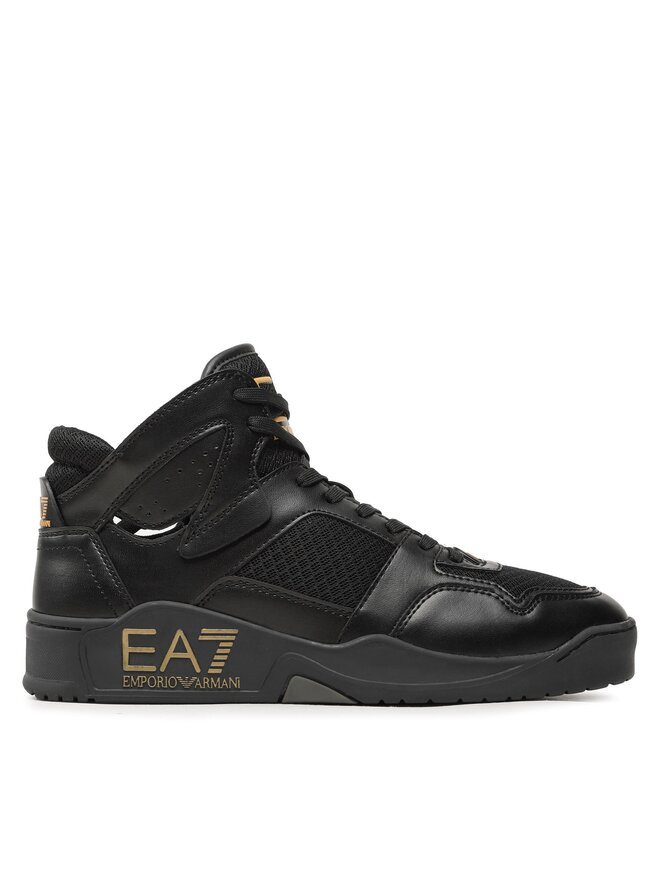 Emporio armani high top trainers sales