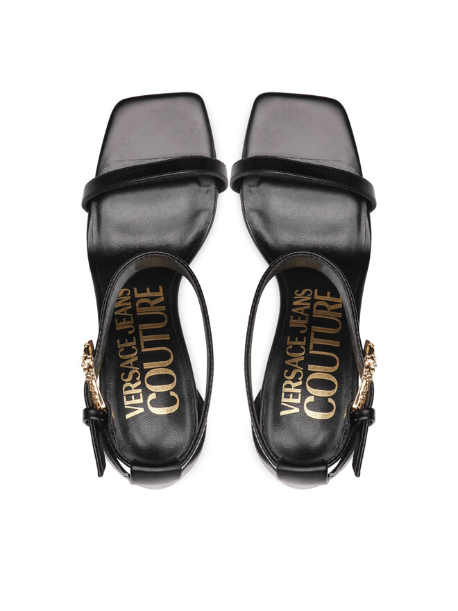 Versace Jeans Couture Сандали Versace Jeans Couture 72VA3S71 Черен