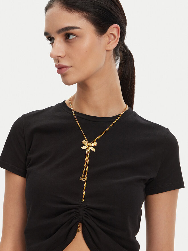 Elisabetta Franchi Elisabetta Franchi Camiseta MA-006-51E2 Negro Regular Fit