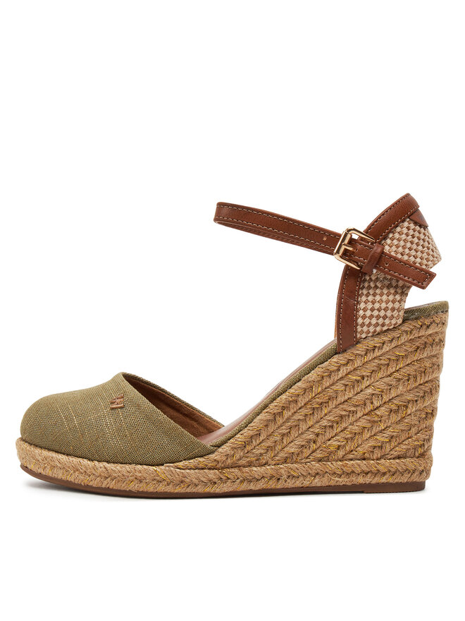 Wrangler Espadryle Wrangler Brava Women Wedge 20241056 Khaki