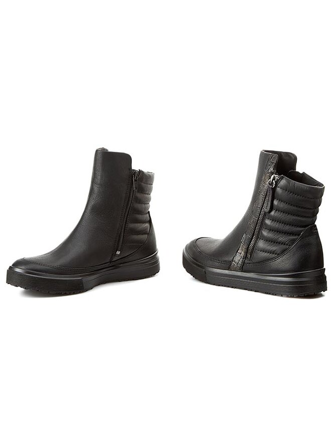 Botki ECCO Cleo 23322353994 Czarny eobuwie .pl