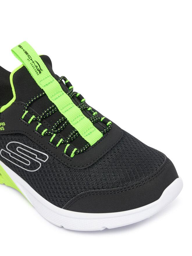 Skechers Sneakers Skechers MICROSPEC MAX - BRISK-STRIPE 403890L/BKLM Schwarz
