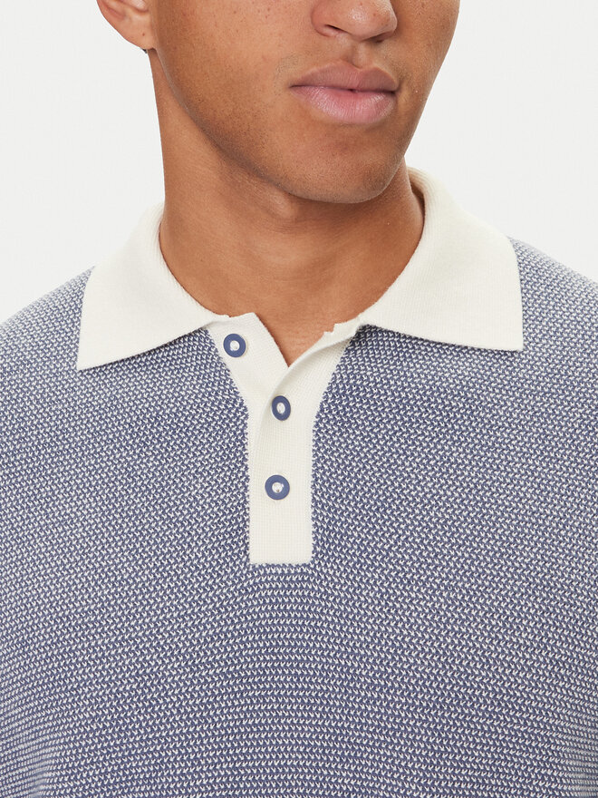 United Colors Of Benetton United Colors Of Benetton Поло 10C1K301N Cиній Regular Fit