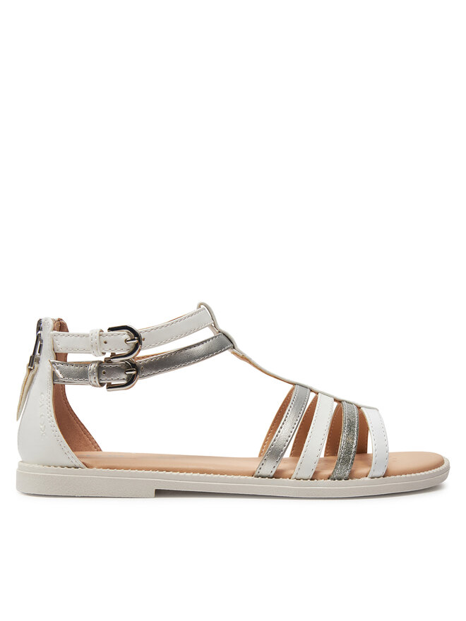 Geox Szandál Geox J Sandal Karly Girl J7235D 054AJ C1Z1N D Fehér