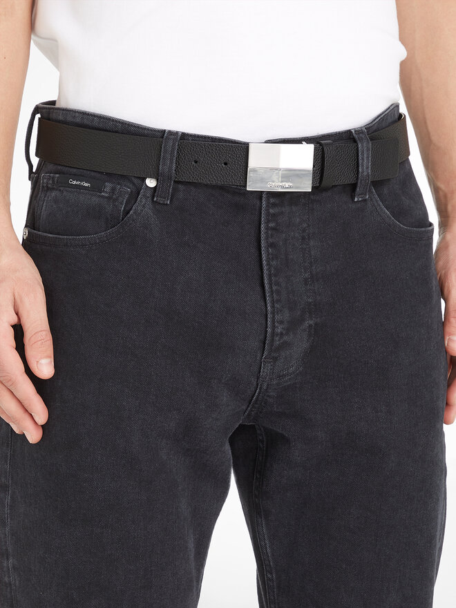 Calvin Klein Férfi öv Calvin Klein Adj 2 Finish Plaque Pb K50K510935 Fekete