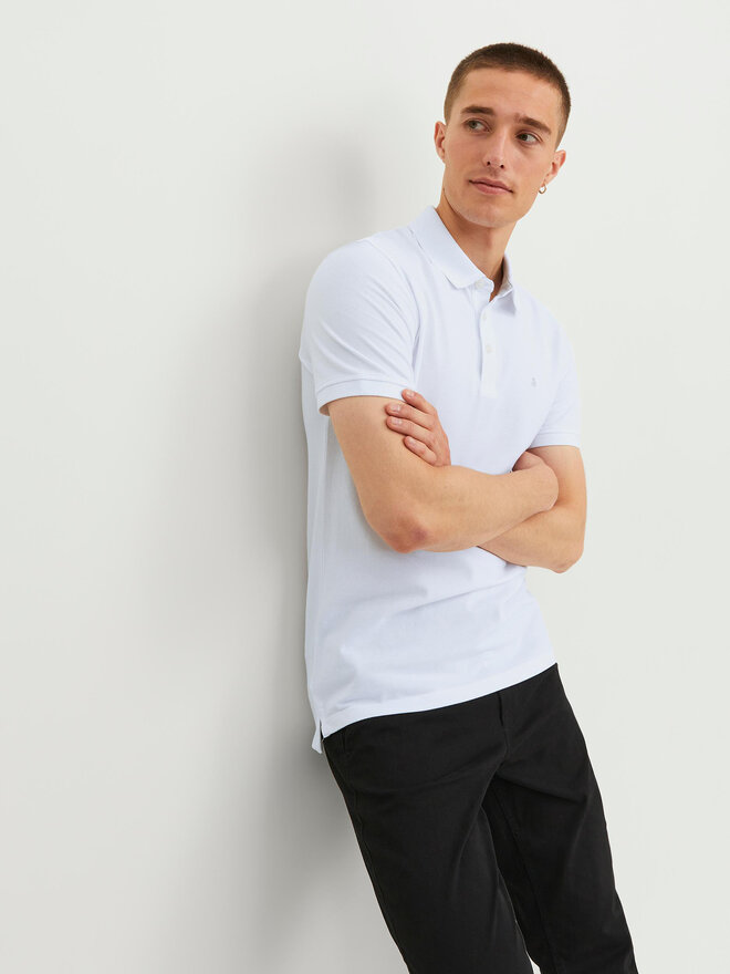 Jack&Jones Jack&Jones Poloshirt Paulos 12136668 Weiß Slim Fit