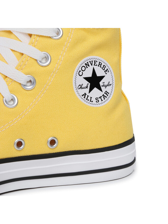 Sneakers Converse Ctas Hi 168576C Jaune chaussures