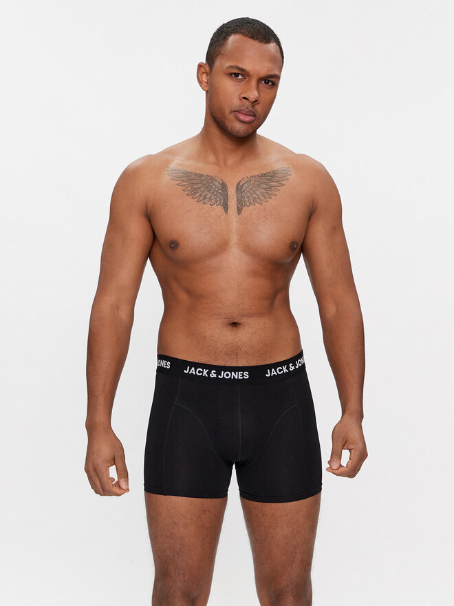 Jack&Jones Jack&Jones Σετ μποξεράκια 3 τμχ Anthony 12171944 Μαύρο