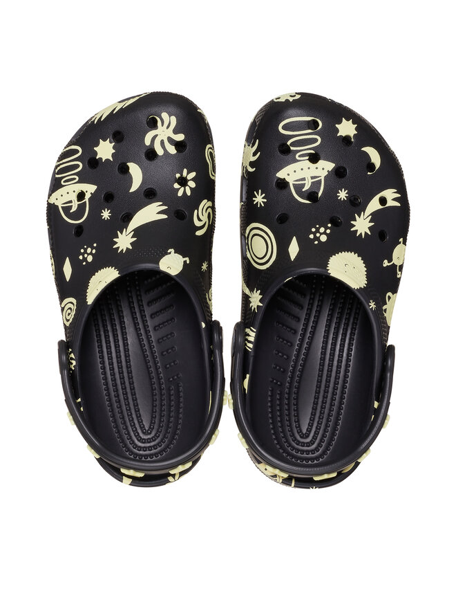 Crocs Klapki Crocs Classic Glow Space Clog K 210355 Czarny