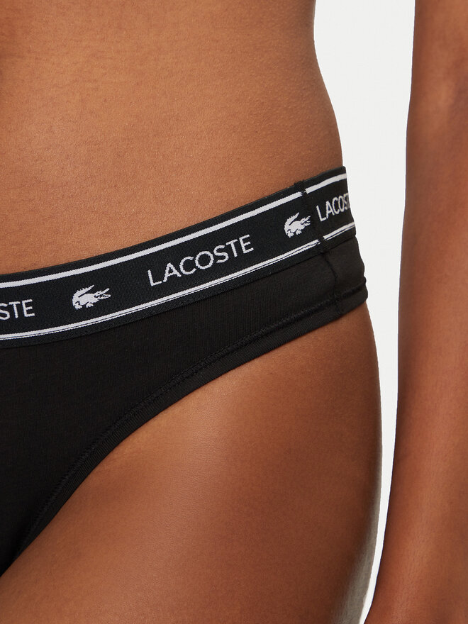 Lacoste Lacoste Stringtanga 8F1342 Schwarz
