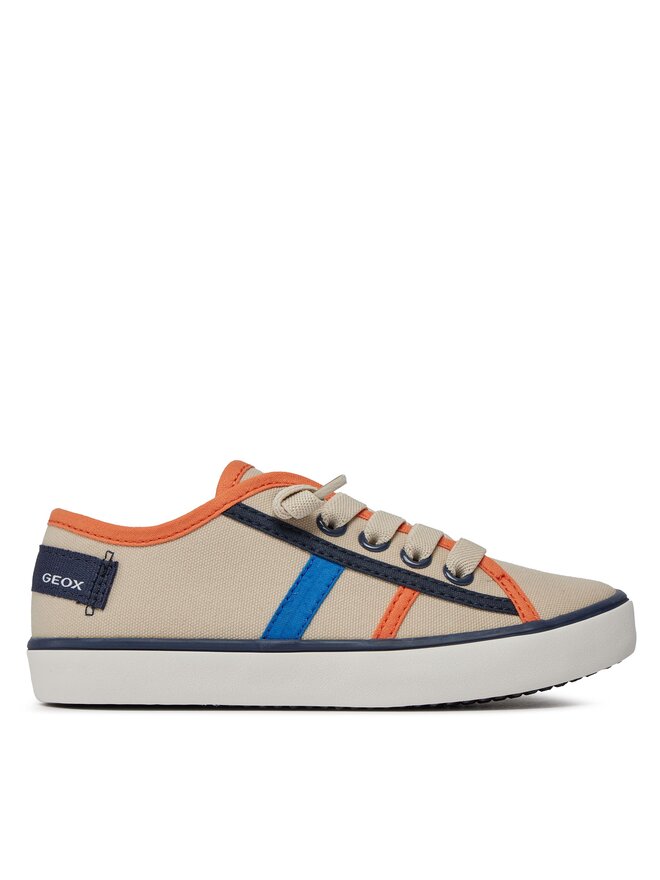 Geox Sneakersy Geox J Gisli Boy J455CA 00010 C0053 S Béžová