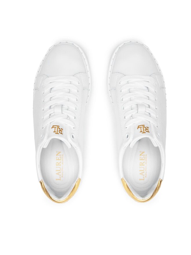 Sneakersy Lauren Ralph Lauren Angeline 802875886002 Biały