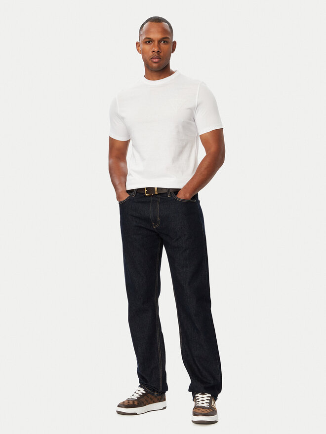 Guess Guess T-Shirt M6BI49 K6186 Weiß Slim Fit