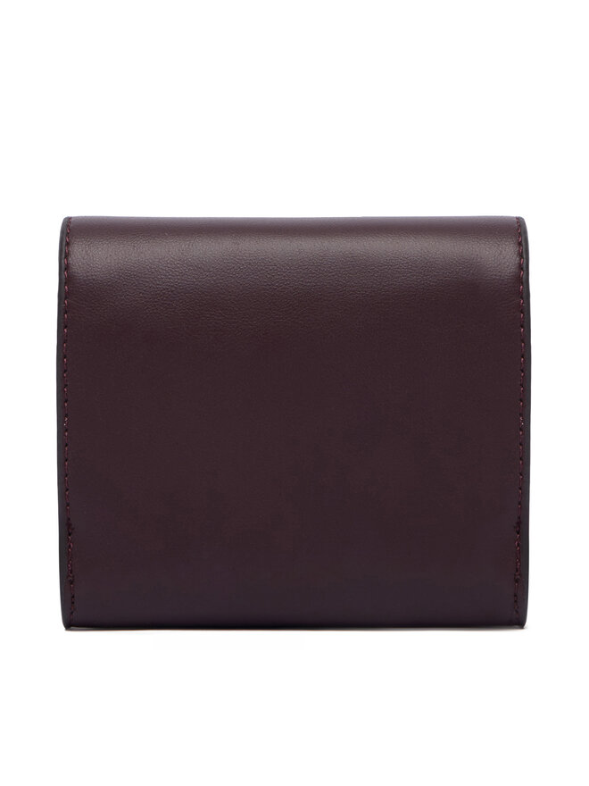 Calvin Klein Geldbörse Calvin Klein Bold Ck Medium Bifold LV04F1156G Dunkelrot